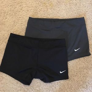 Black and Grey Nike Shorts
